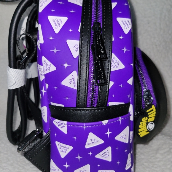 NWT Loungefly Magic 8 Ball All-Over Print Lenticular Mini Backpack - Picture 7 of 12